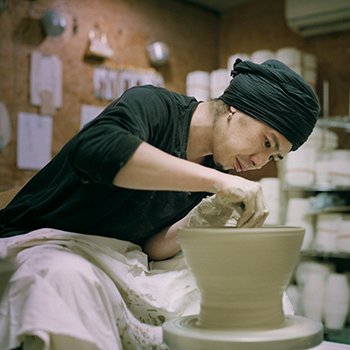 陶芸家　青木良太【新品・未使用】白磁振り出し（フリダシ） 陶芸家 青木良太【新品・未使用】白磁振り出し（フリダシ