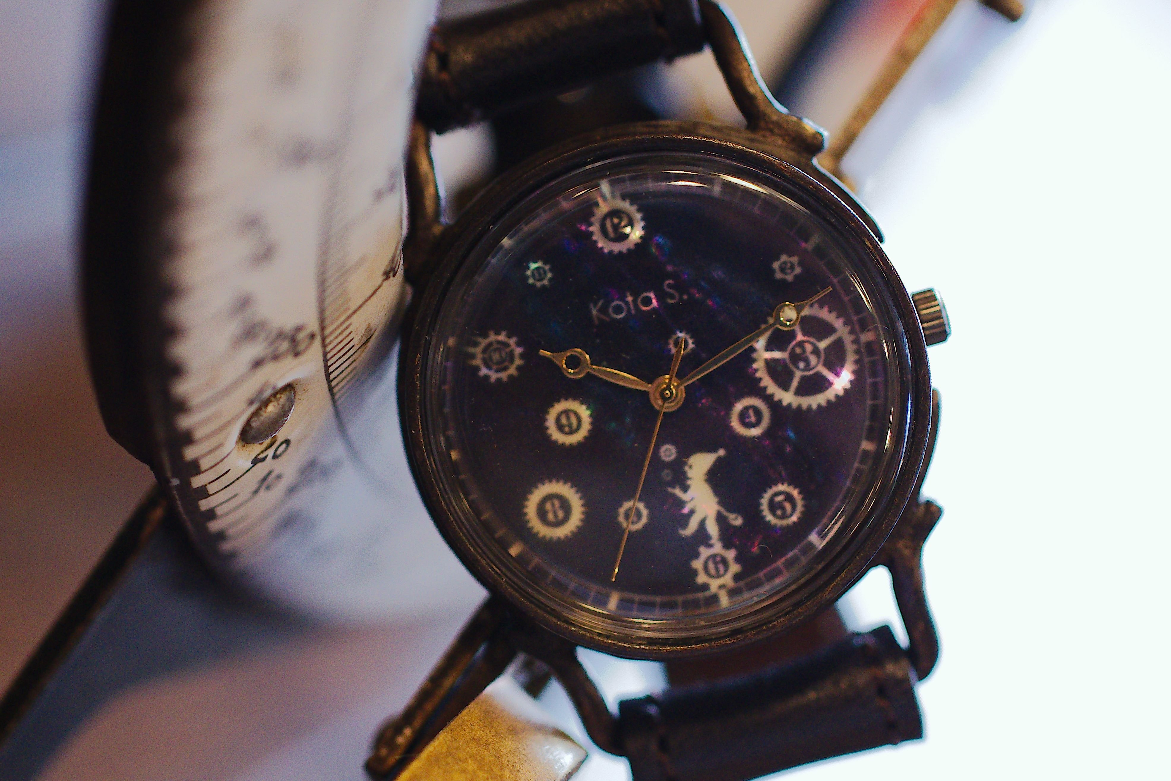 お値下げ☆☆アンティーク時計　Arden's Clock Shop 制作時計 手作り時計のKEN Hand Made Watch || 世界に一つの手作り時計 ||