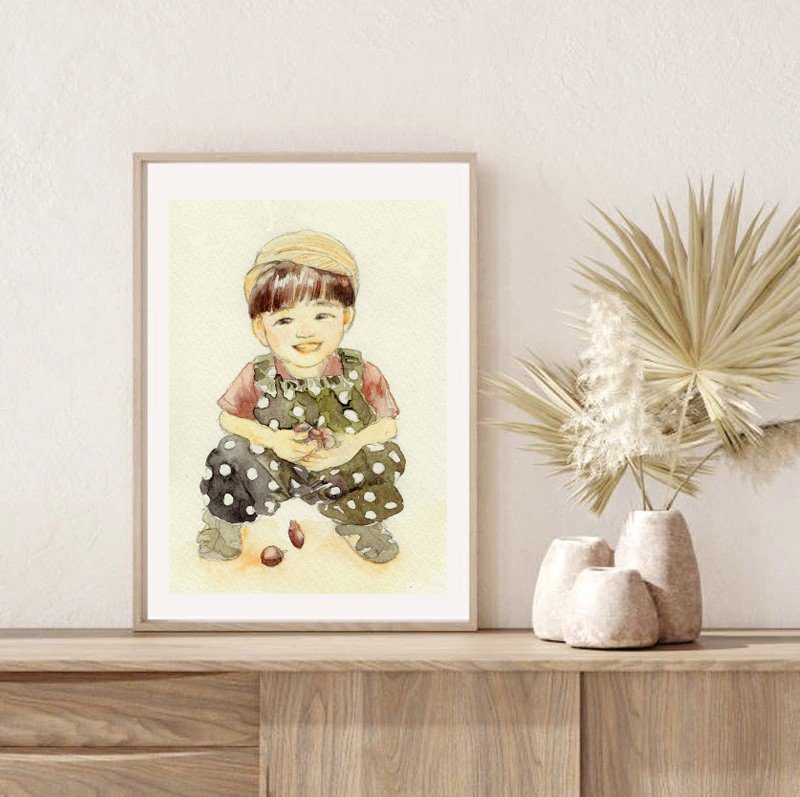 オーダーメイド絵画＊大切な家族とペットの物語｜Creema SPRINGS