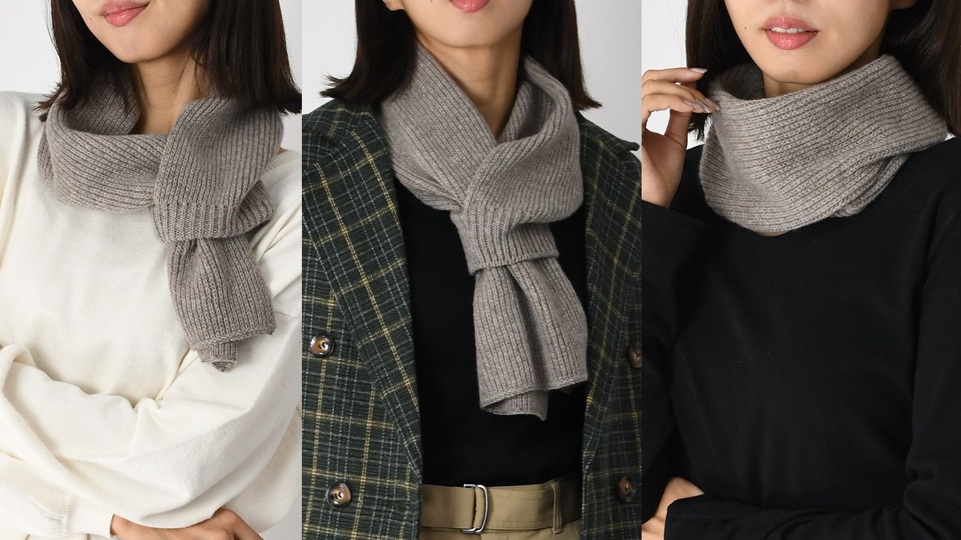 1日4本しか作れない。稀少な手織り機から生まれる ふわふわカシミヤ100