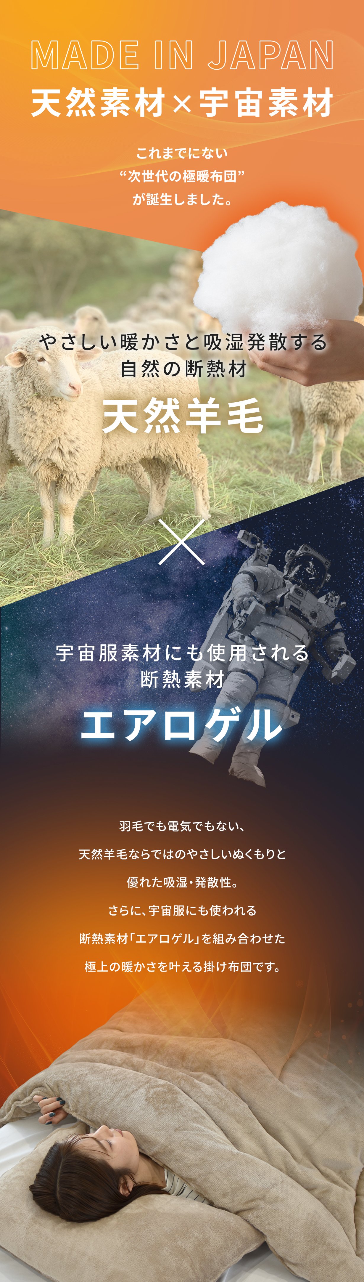 早割り価格 数量限定 極暖伸縮RED起毛 3ｘ3ｍｍBZセミドライ Lサイズ 創業54年布団の匠考案】安心の日本製 極暖フィット布団革命｜Creema