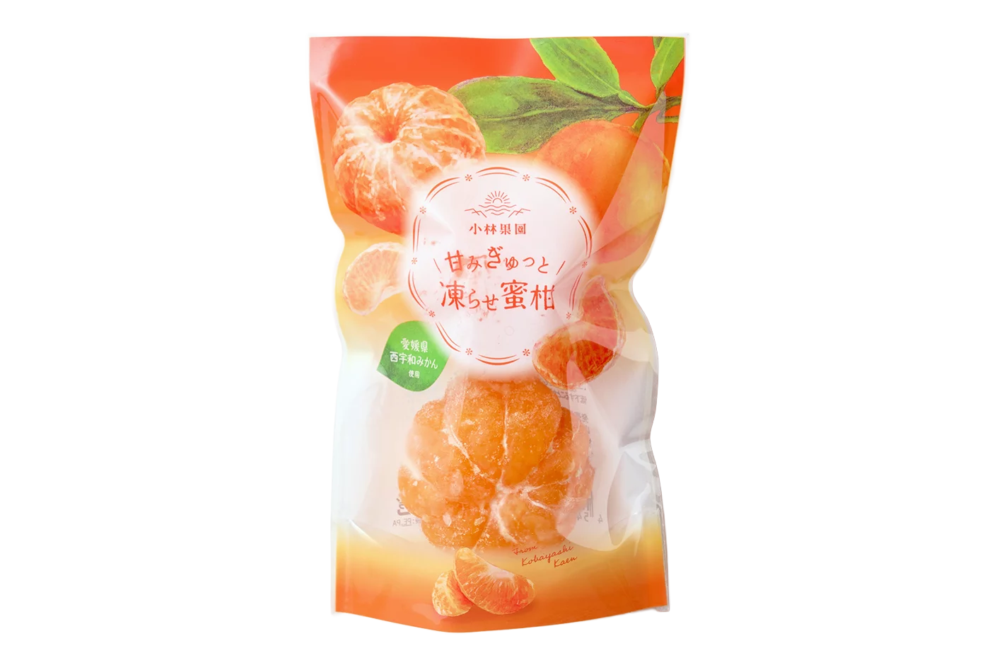 冷たいのに、しっかり甘い。 愛媛みかんの甘さを、ひんやりそのまま