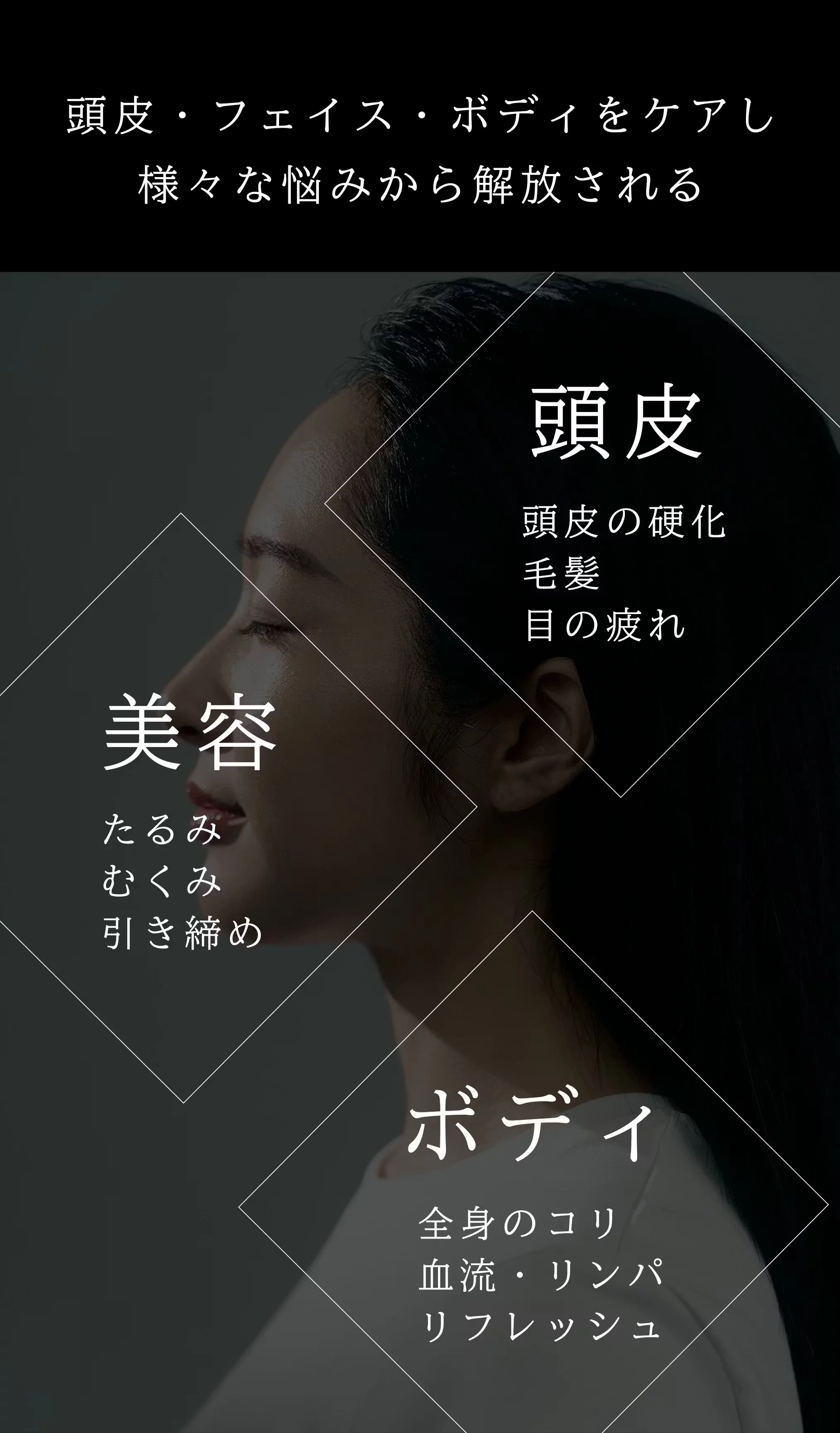 サロン級の施術をご自宅で！美顔も美髪もこれ一つ！日本製のリフトケア