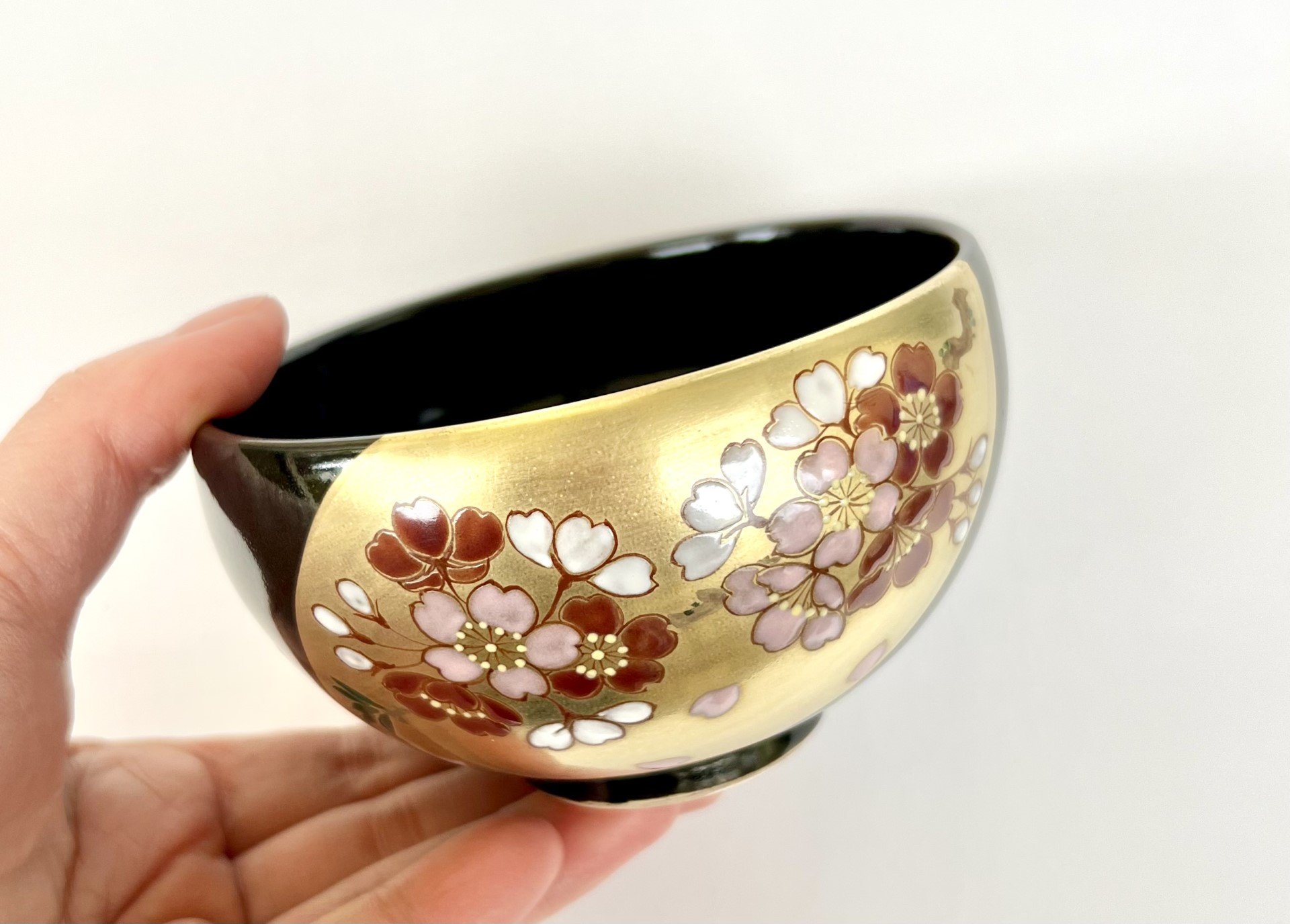 京焼 清水焼 陶あん 高台皿3点 紅葉 吾亦紅 秋海棠（京焼