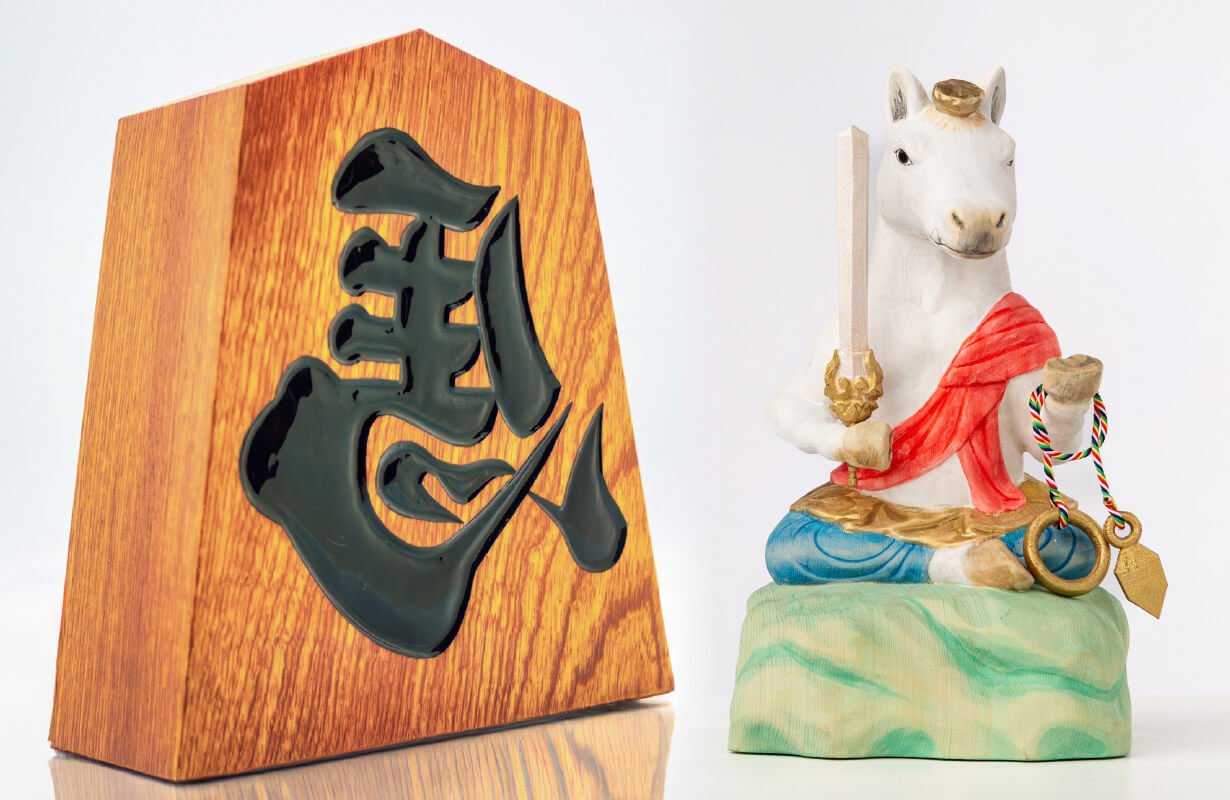 小林牧牛 作　仏像のイラストプレート 仏像制作55年のMORITA、仏師、寺院のトリプルコラボで創作した『幸せを