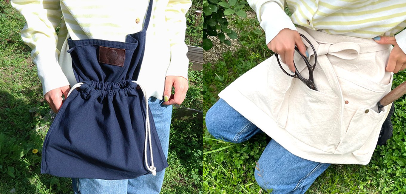 軽くて柔らかい倉敷帆布を使った、Hyggeなガーデニングブランド誕生