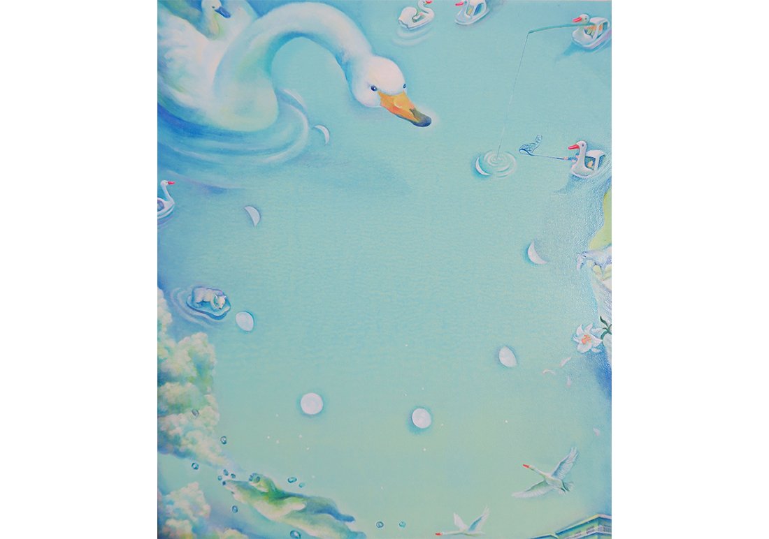 油彩と透明水彩で描く＊優しいオーダーメイド原画を届けたい｜Creema