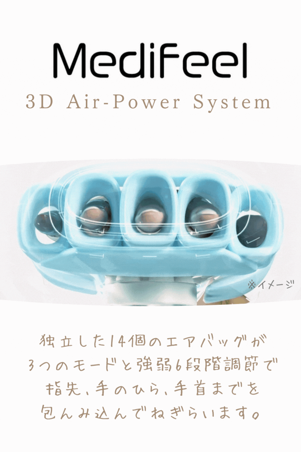 Medi feel 立体ハンドサロン RH010 楽天市場】スーパーSALE ハンドマッサージャー Medifeel 立体