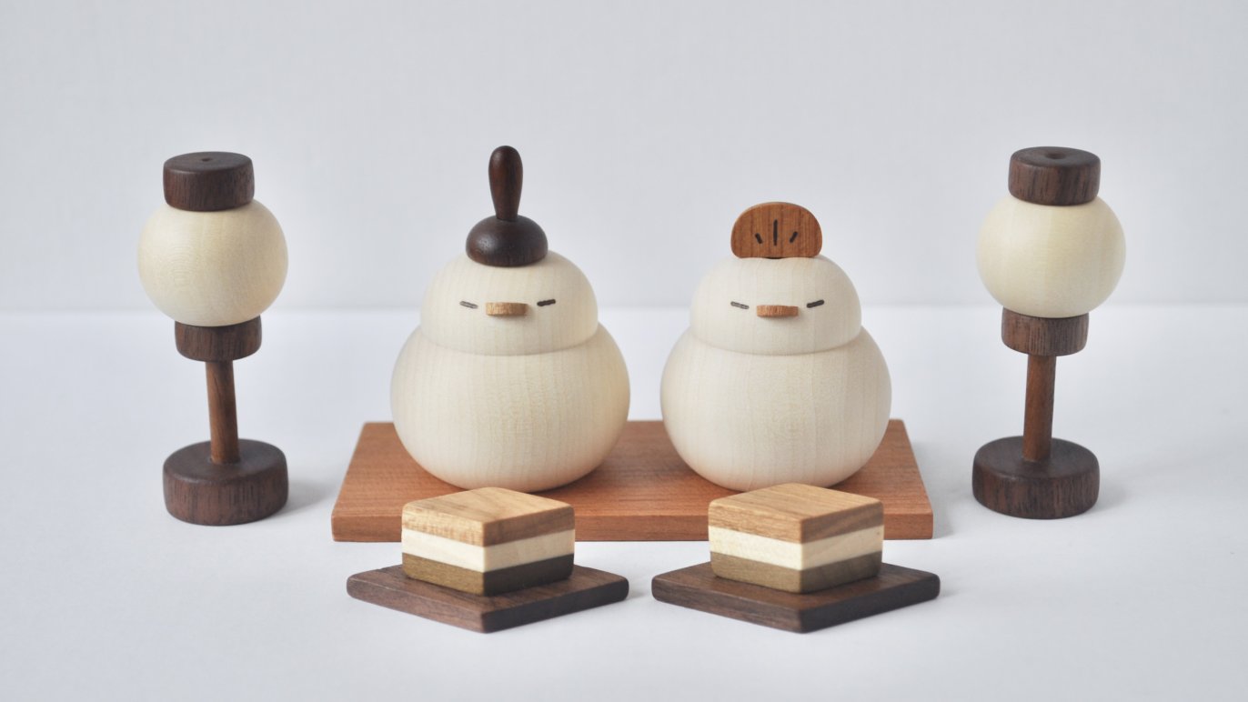 木工房千舟がおくる『おひなドリとひな祭りのお道具』｜Creema SPRINGS