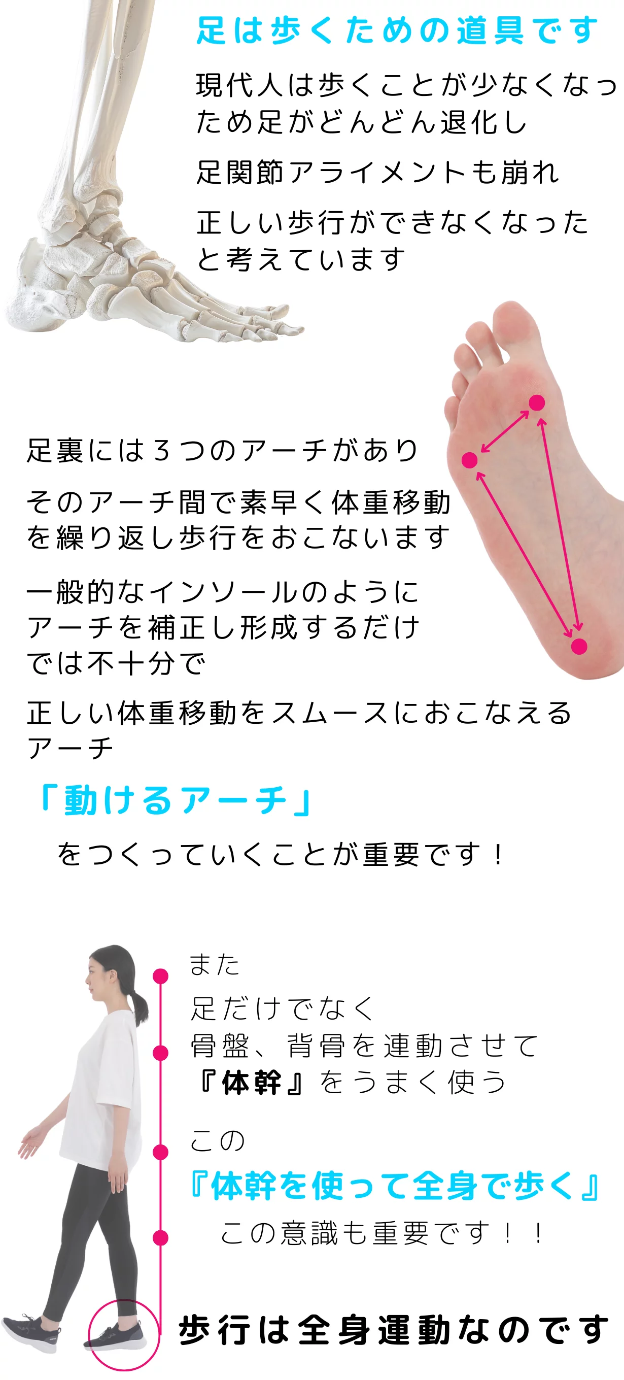 ただ履くだけ』で美姿勢を目指せる！足関節の歪みを補正し歩行が変わる