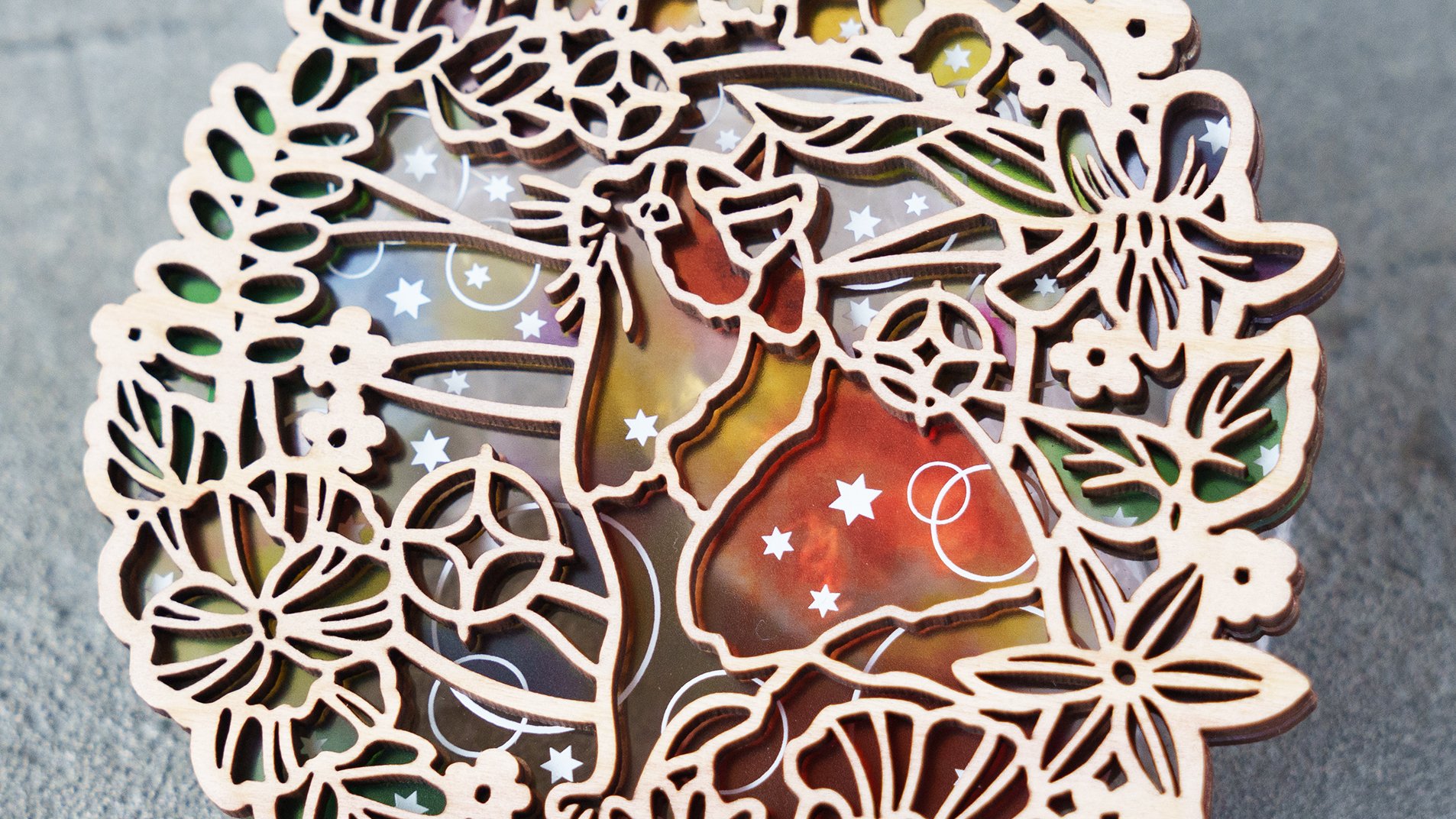 切り絵作家・大橋忍さんコラボ！お部屋を優しく彩って素敵空間へ。光の