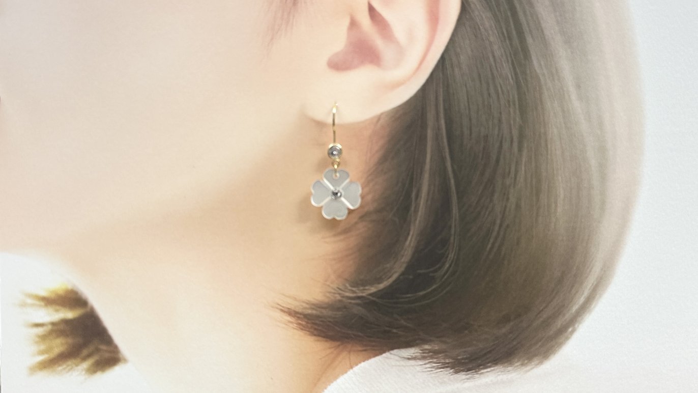 【1193】小さな海と巻き貝のピアス／イヤリング 1193】小さな海と巻き貝のピアス／イヤリング 1193】小さな海と巻き貝