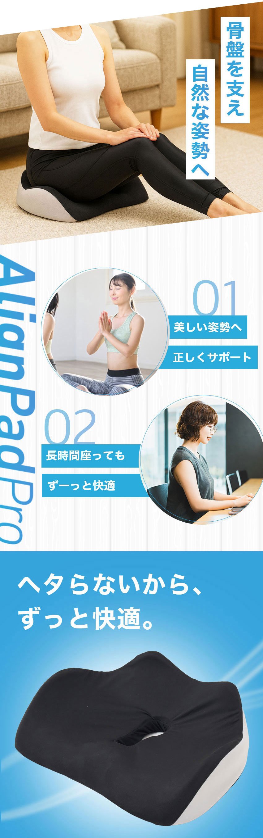 アラインパッド プロ AllignPad Pro 姿勢補正 クッション 骨盤矯正 アラインパッド プロ AllignPad Pro 姿勢補正 クッション 骨盤