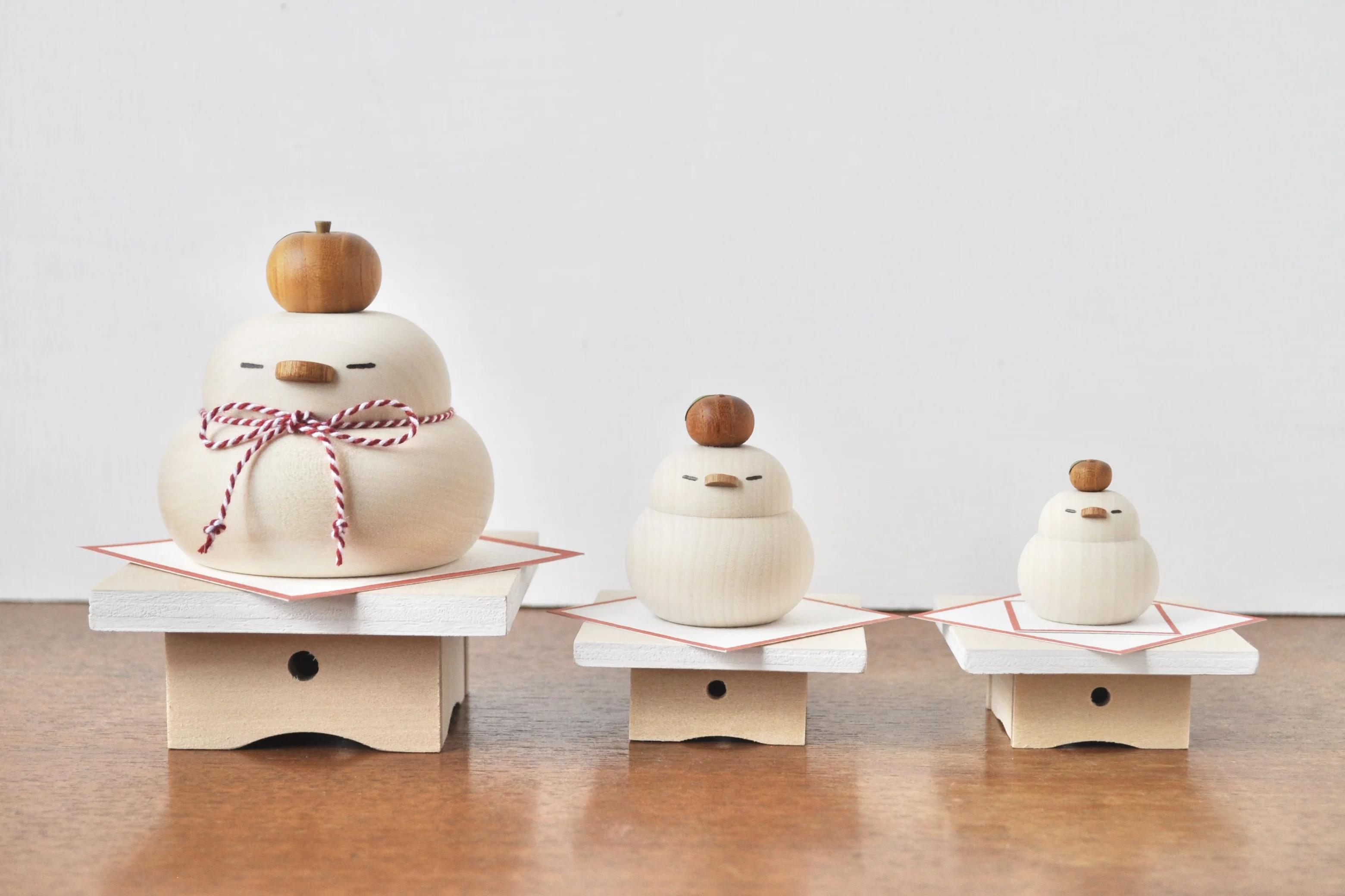 木工房千舟 “おそなえドリ”の3サイズ展開に挑戦！大から小まで飾り方に