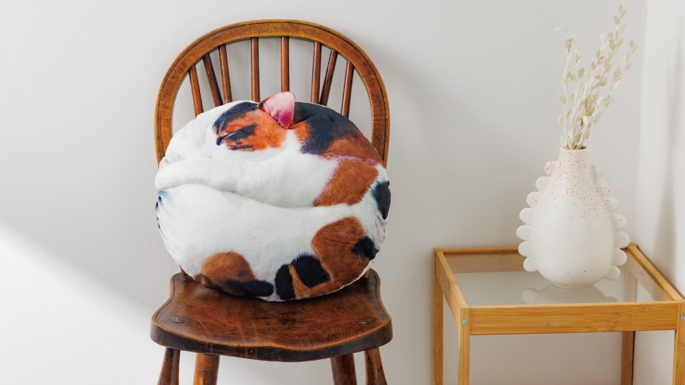 まんまる。 もちもちフワフワな肌触り『necomaru〜ねこのまんまるクッション