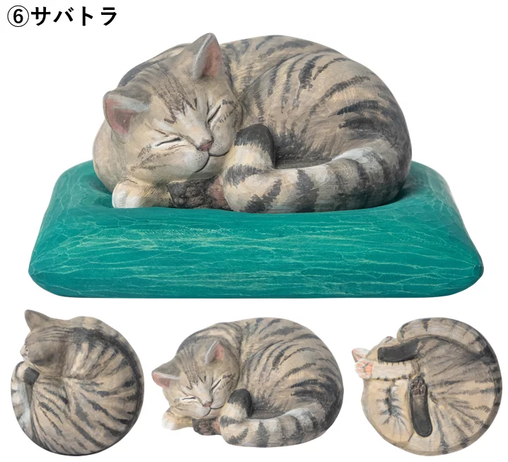 妙法寺開眼】幸せへの祈りを宿す『木彫りの眠り猫』をあなたへ｜Creema