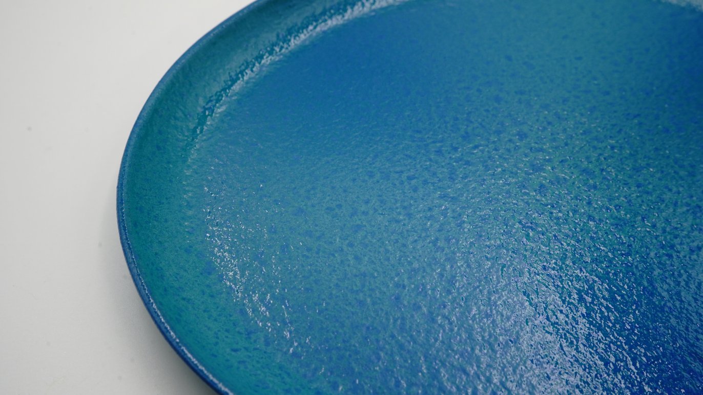 美しいトルコブルー。大切な人との縁を結ぶ『うつわむすび』。軽くて