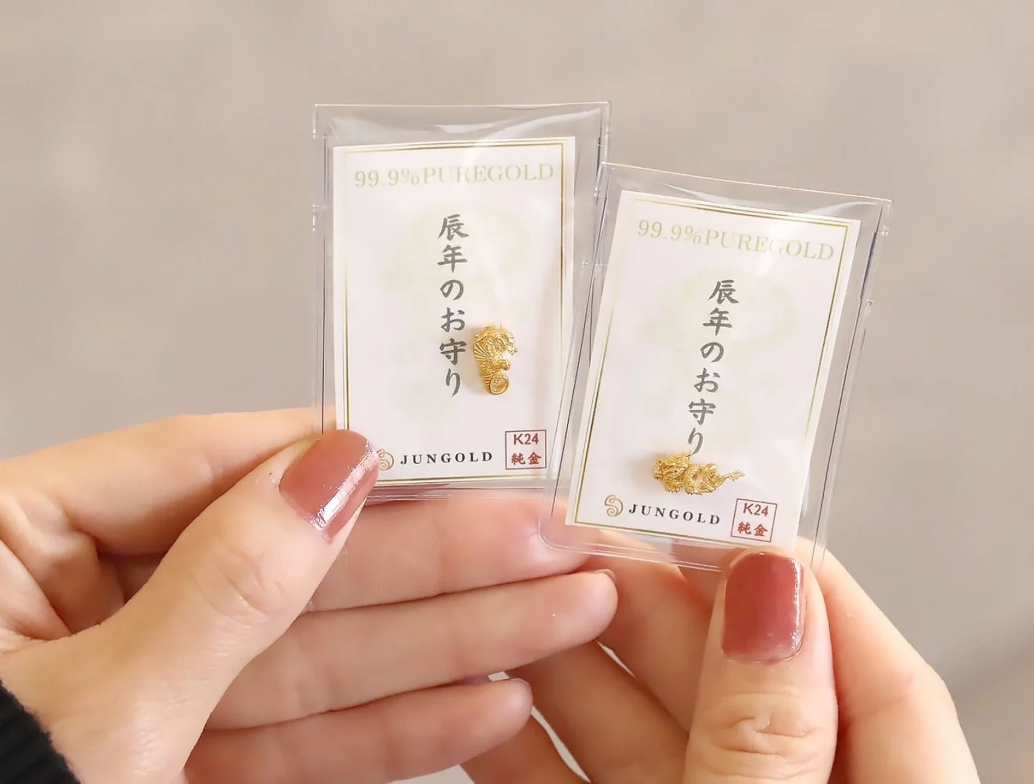 大好評につき、別バージョンも登場！！2024年【純金の辰年のお守り】｜Creema SPRINGS