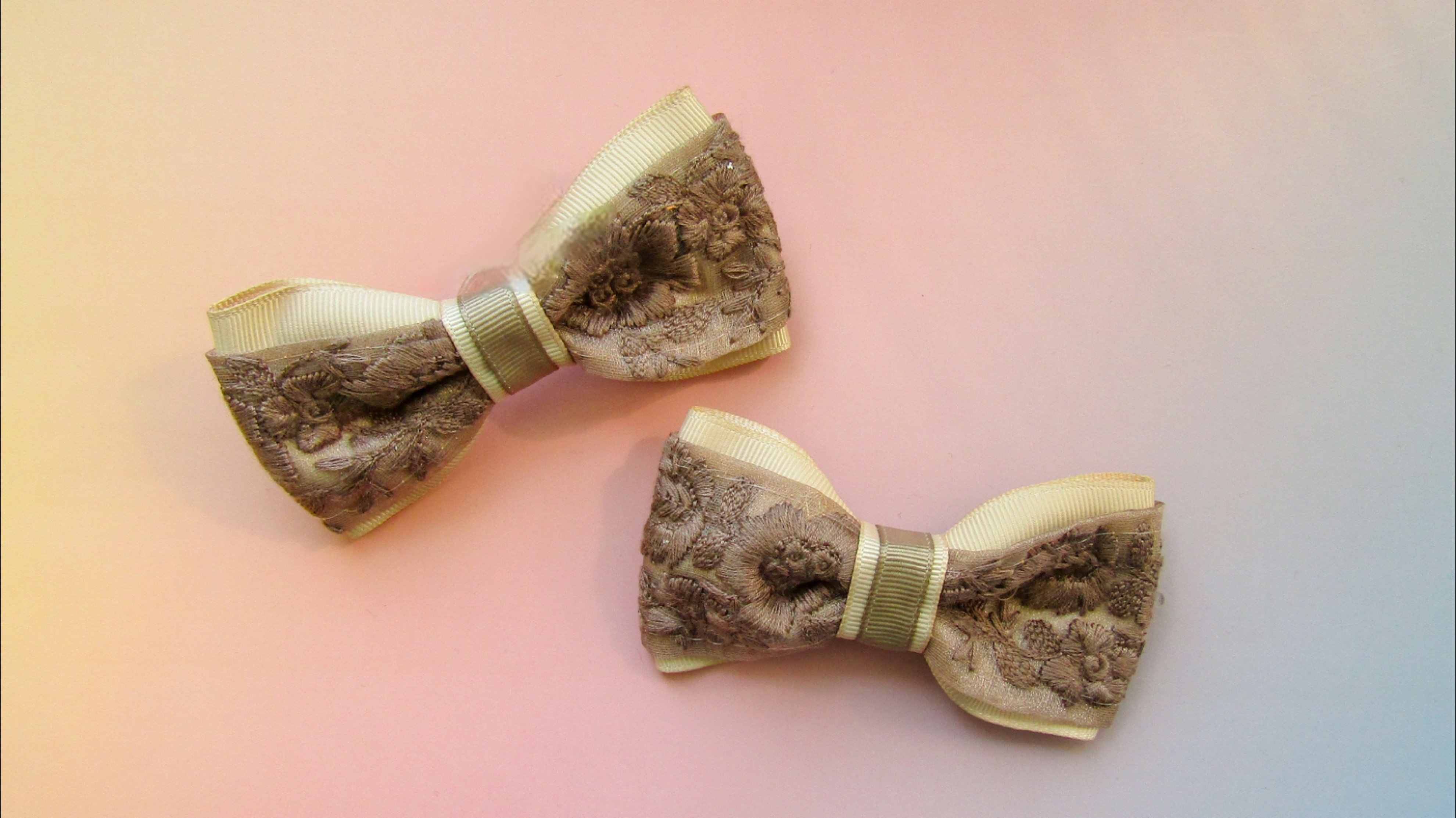 花束みたいなインド刺繍リボンのアクセサリーでヘアドネーションを応援