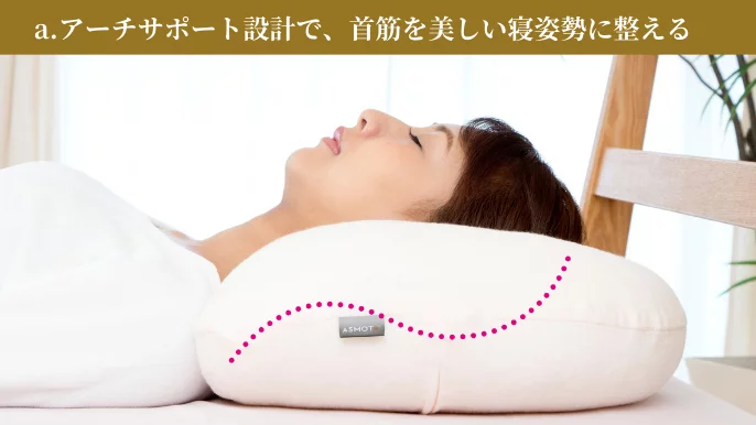 美しく眠る。首の癖じわ、眠りジワ、ストレートネックにも対応。遂に
