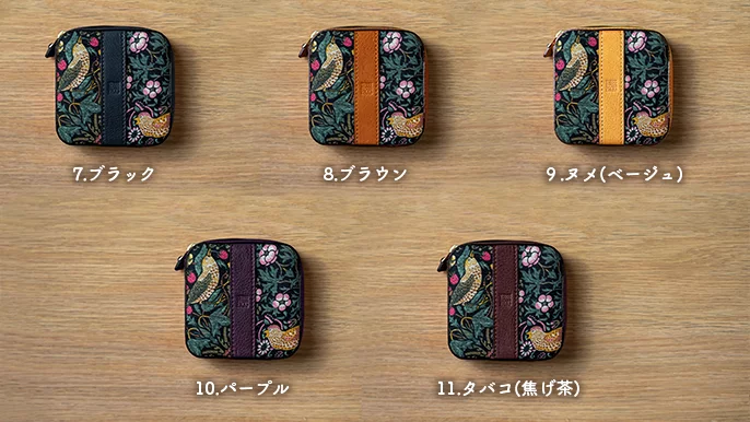 ウィリアムモリスの世界を体験♪ moda fabrics「いちご泥棒柄」のセミ 