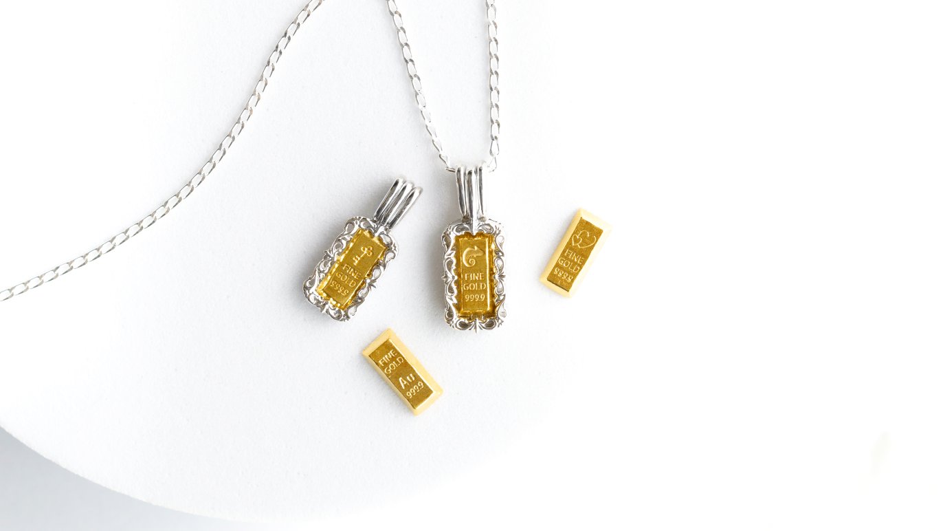 純金生活はじめませんか？】1gから買えるかわいい純金「BABYGOLD」ペンダント｜Creema SPRINGS