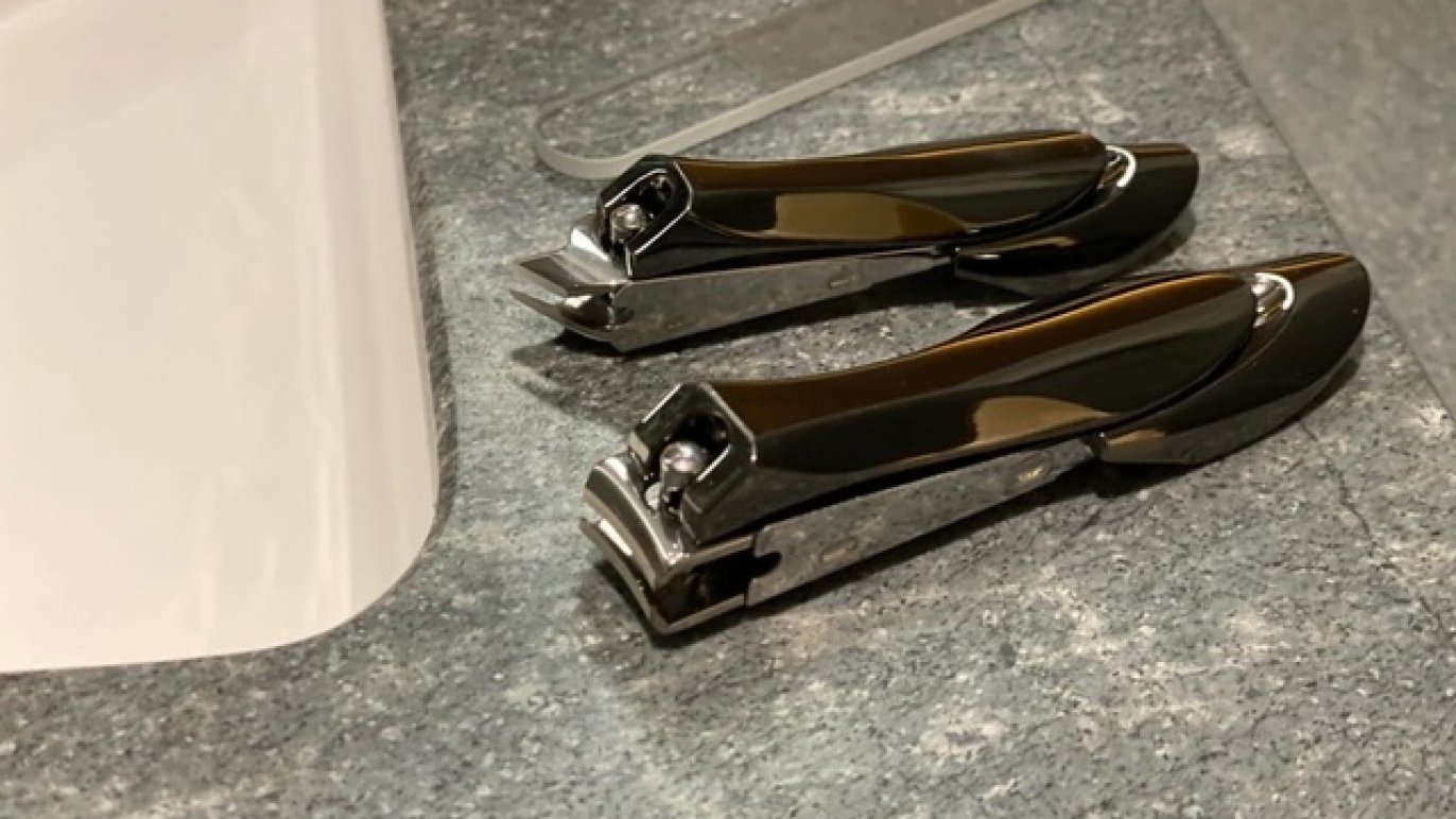 巻き爪専用爪切り付き!! 高級デザインの2種爪切りセット やすり