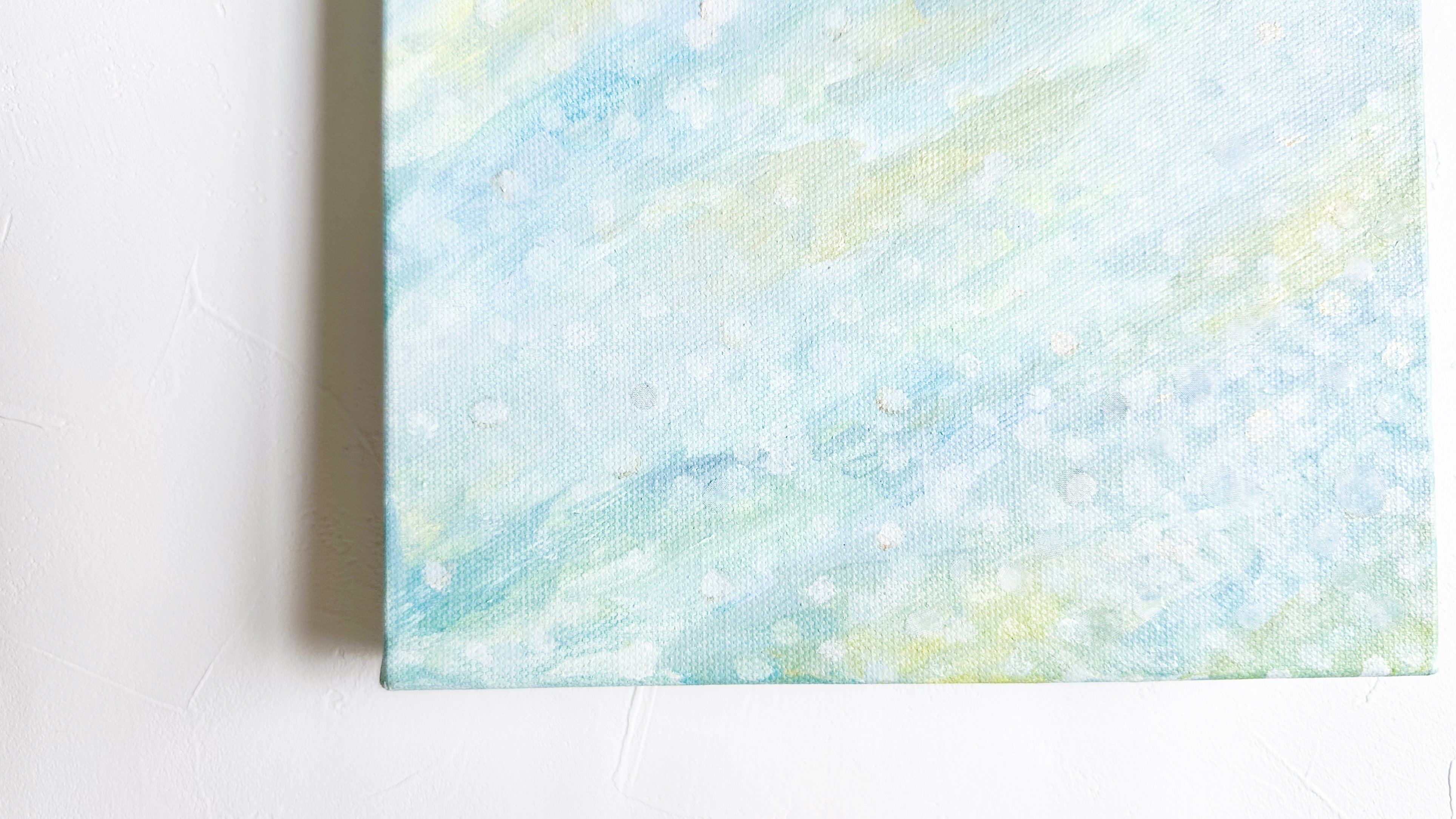 Creema限定 福袋 【 空と海 】 抽象画　アートペイント ２枚セット 期間限定10%off ターコイズ ブルー        