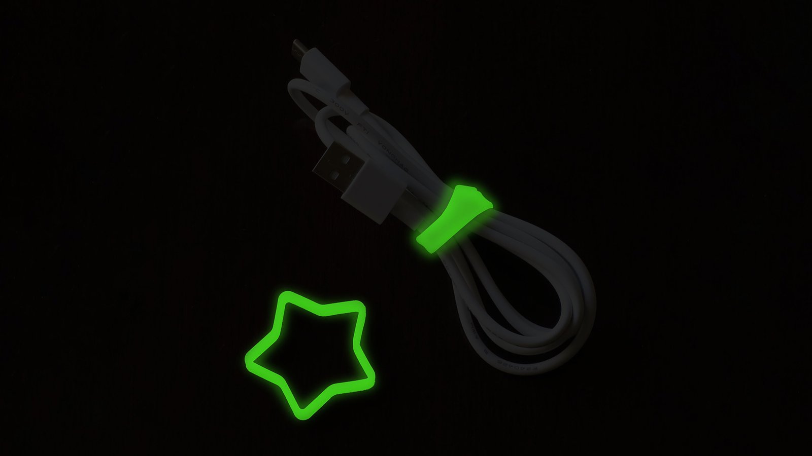 防災士監修】暗闇で光るので目印になる！色々な物を束ねて整理ができる