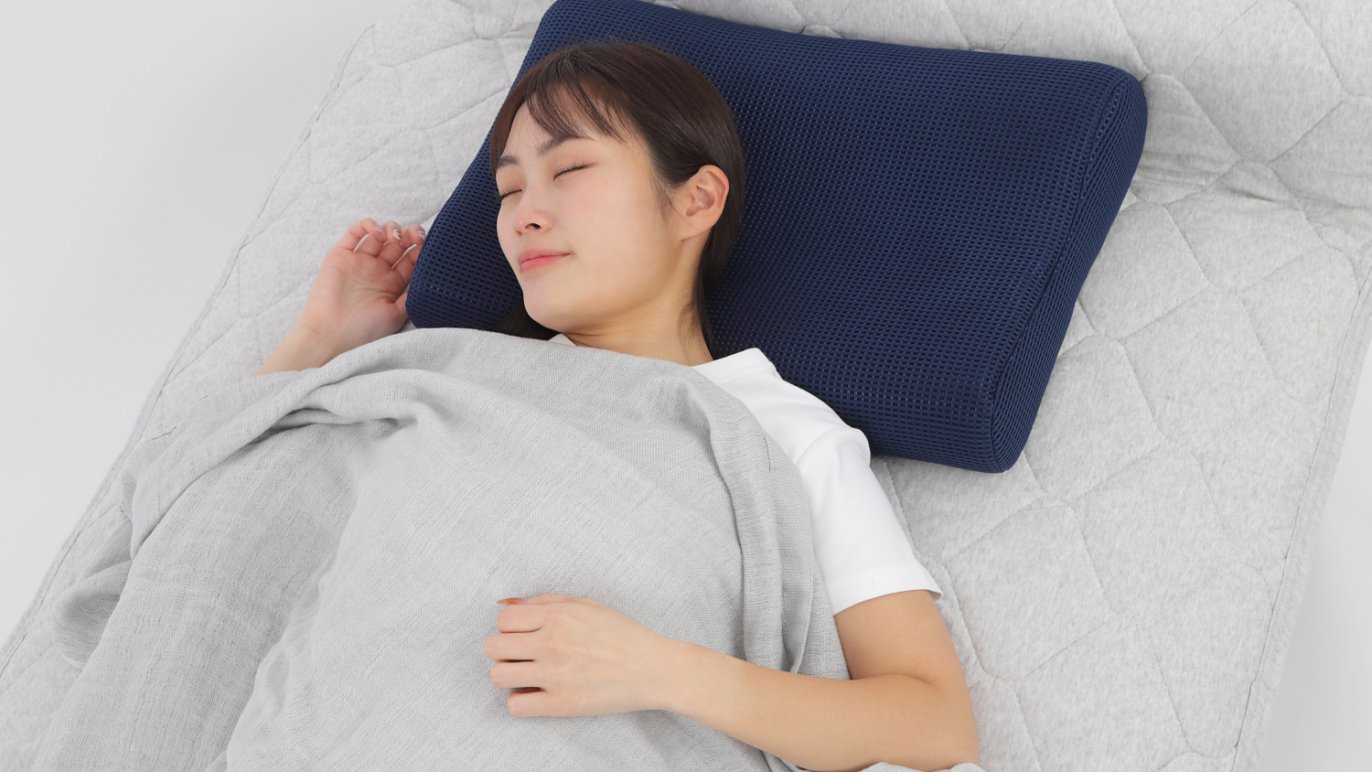 80％が空気でできた枕 Aero Nest】高反発の3D繊維で、深い眠りをお届け 