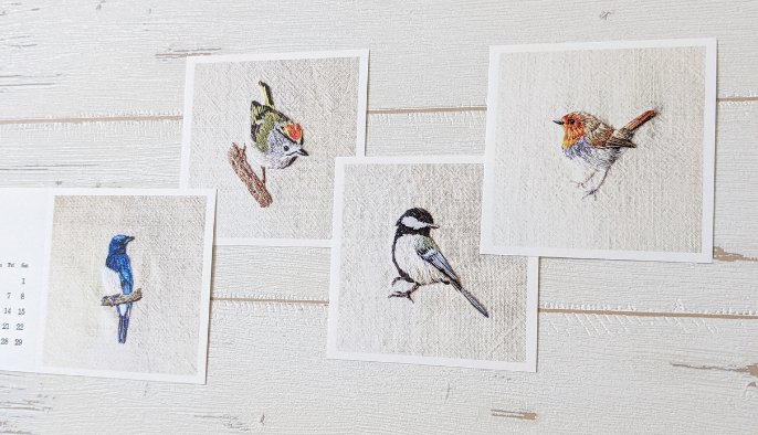 日常を彩る 野鳥刺繍インテリア で 野鳥研究を応援したい Creema Springs