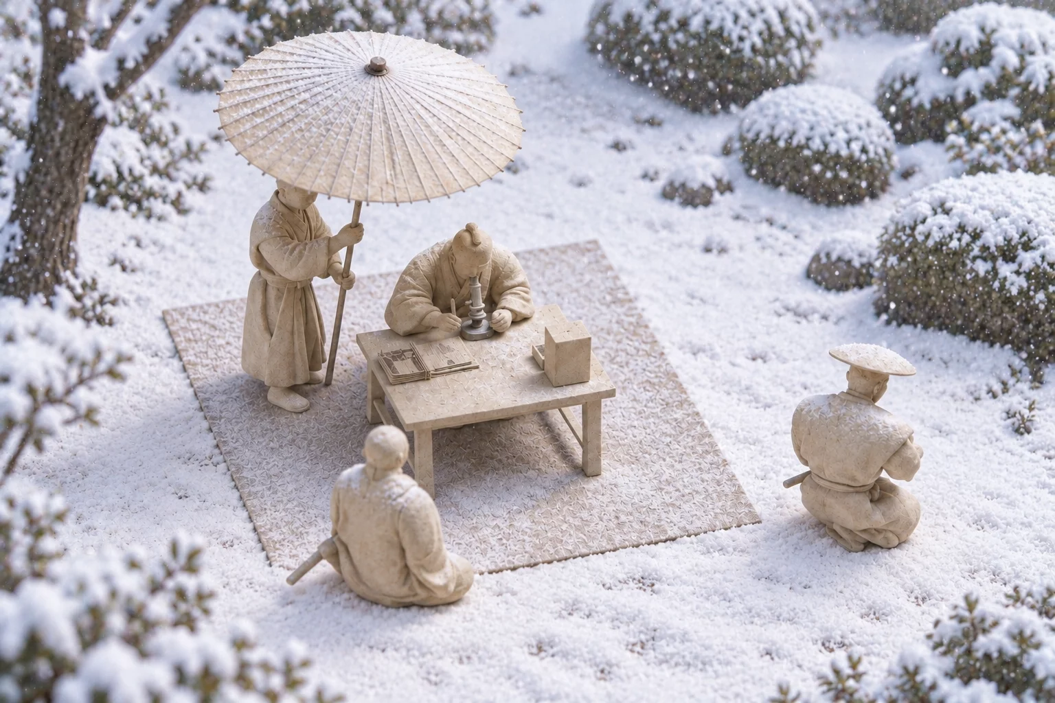 古河最後の工房で、81歳の現役職人が仕立てる一生もの。雪華舞う「こが