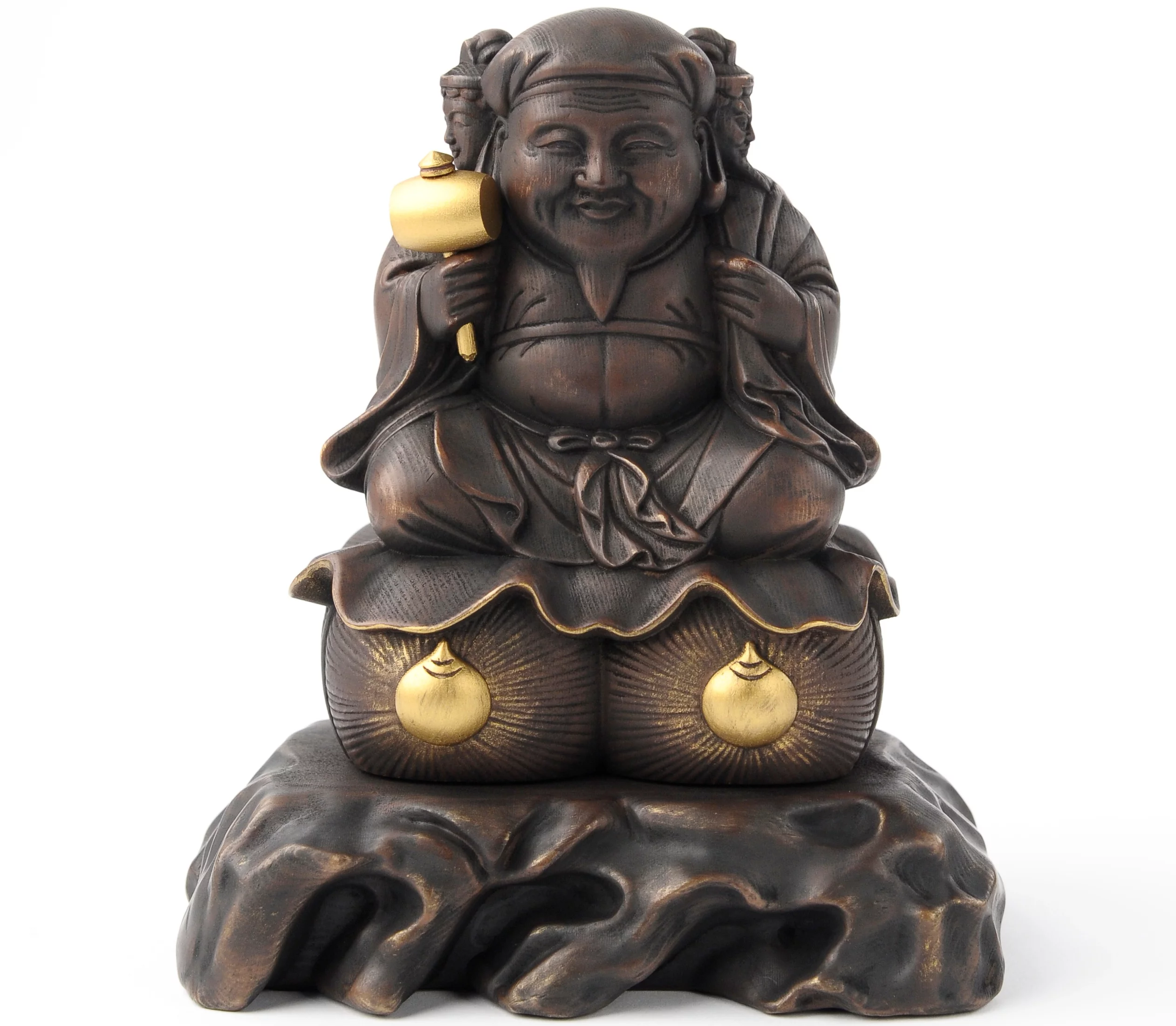 豊臣秀吉公を天下人にしたと伝わる稀代の福の神『三面大黒天』の原寸大