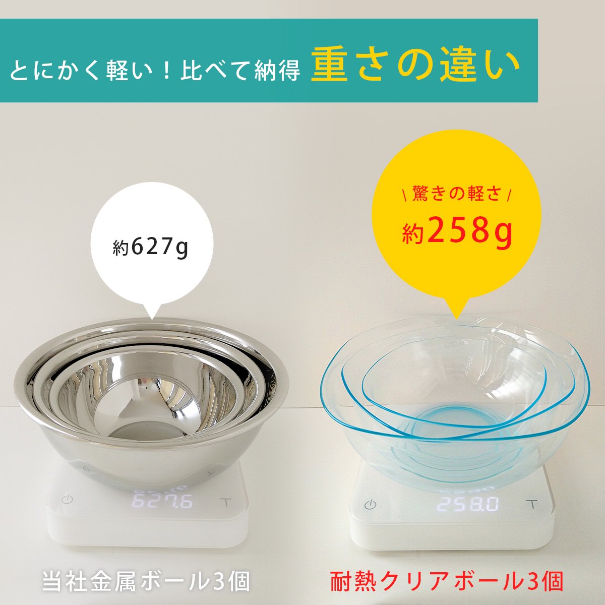 卓上でも映えるガラスのような耐熱ボウル！電子レンジで使える・割れ