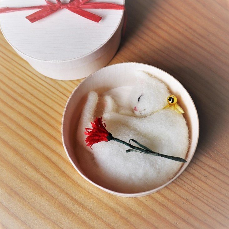 あの人の笑顔が見たい！猫好きさんに贈るふゎふゎ羊毛ねこ｜Creema SPRINGS