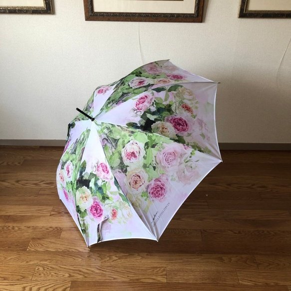 日本製・晴雨兼用になった水彩フラワーアンブレラを知ってもらい