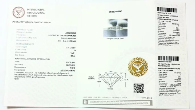 5万円代で買える！0.3ct/Dカラー/VVS1/エクセレントカットの