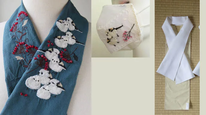 刺繍半襟のスタイルブックをお届け！着物のコーディネートがもっと  