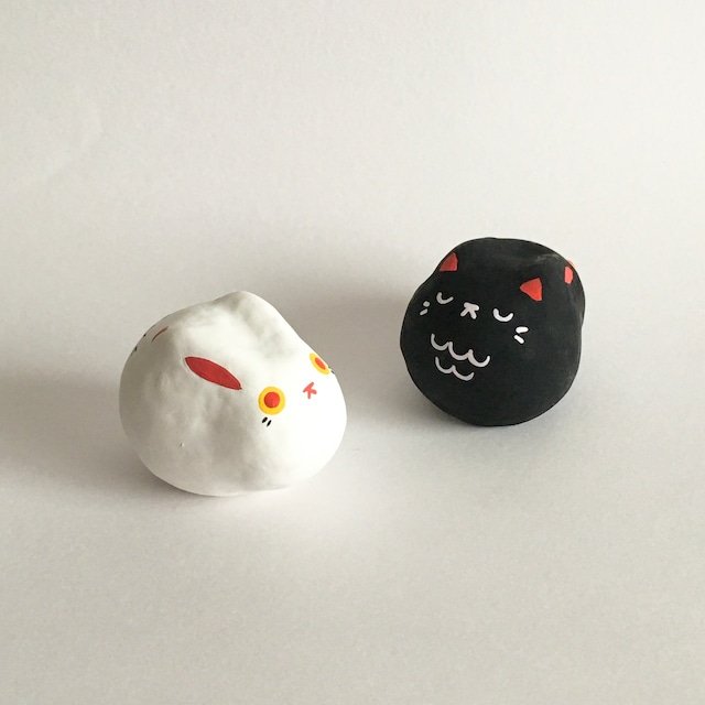 猫 ネコ 張り子 日本製 置き物 招き猫 手作り 張り子細工