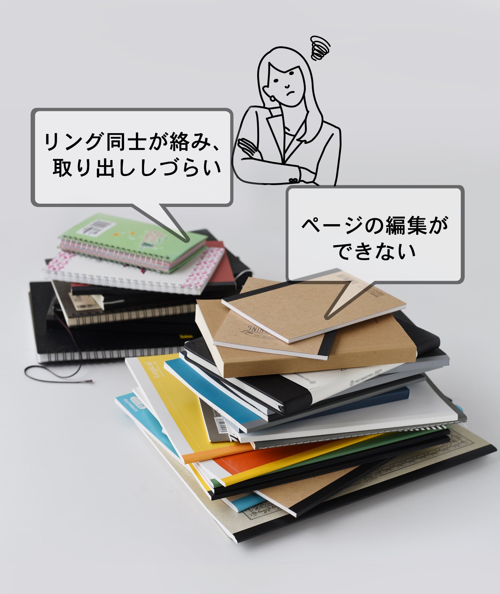 大充実の30色展開】notivoがたどり着いた、高級感漂う本革表紙リング