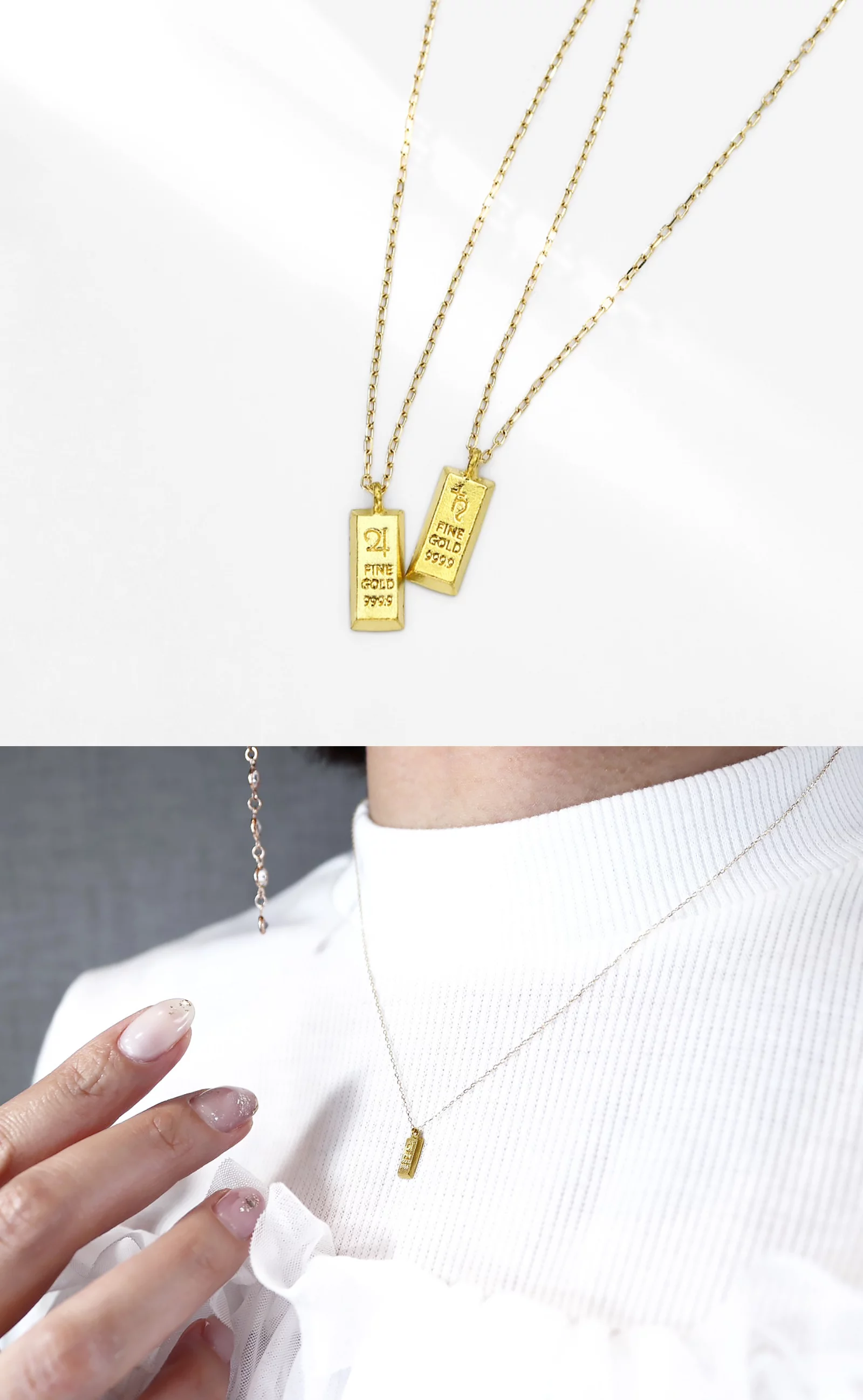 いつもより「小ぶり」が可愛い。かわいい純金【BABYGOLD】ペンダント 