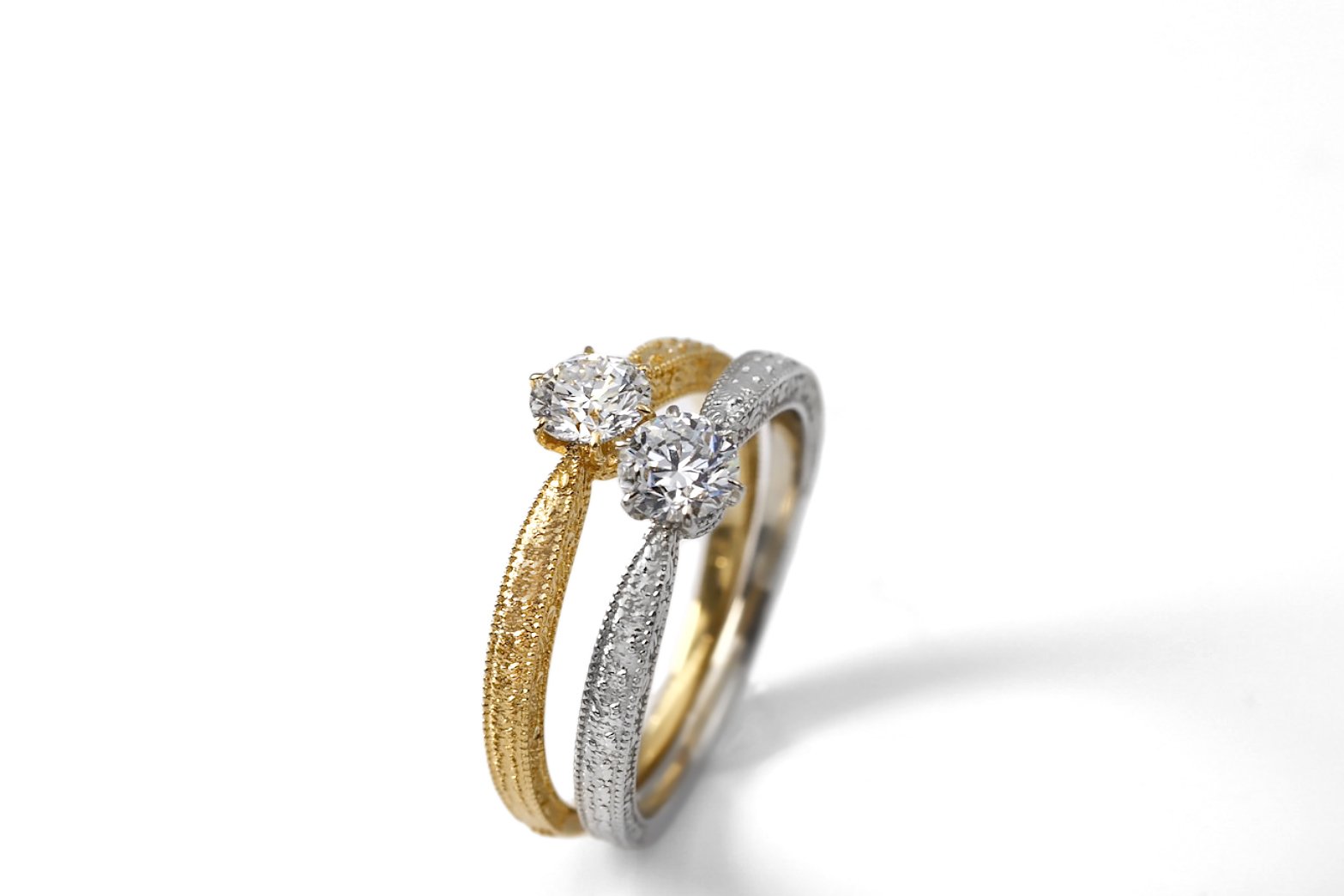 0.71カラットのエクセレントカットダイヤモンドリングGIA認定付きE