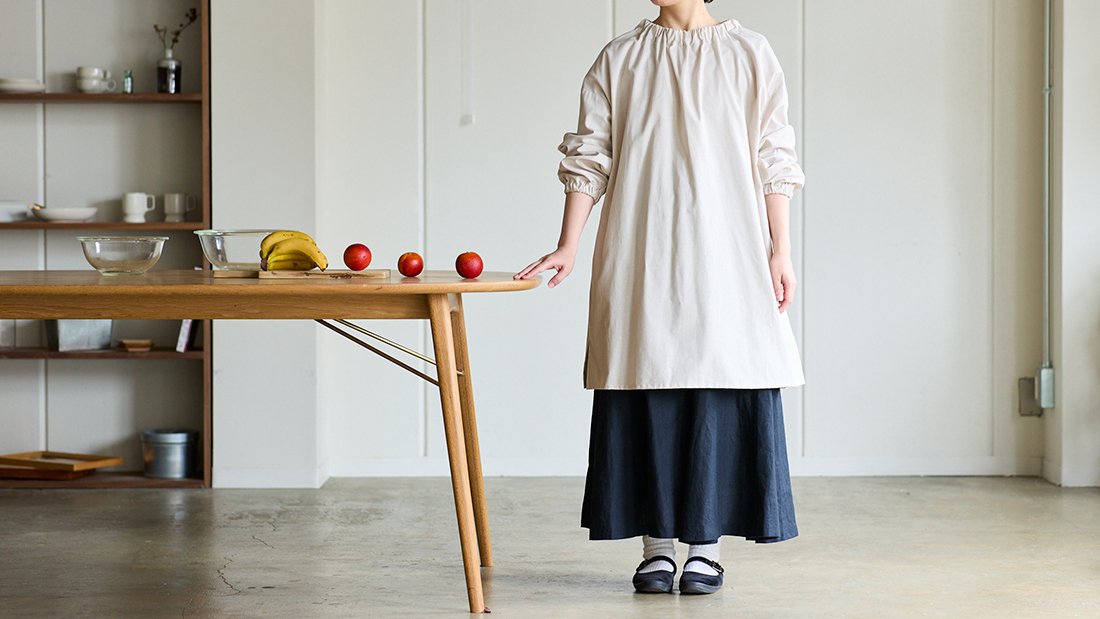 毎日着たい大人のスモック 
