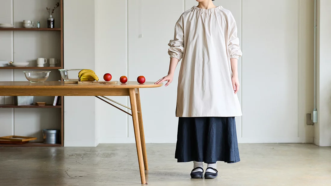 毎日着たい大人のスモック 