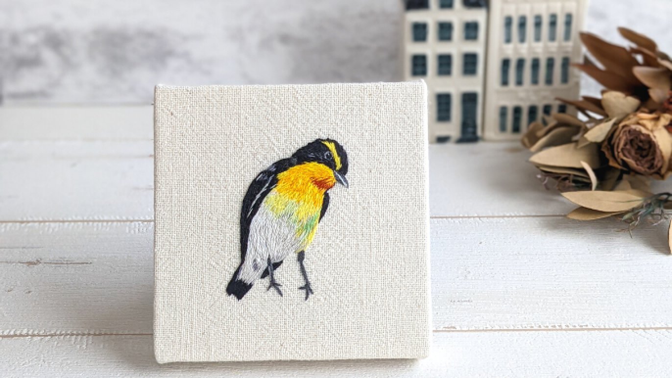 日常を彩る「野鳥刺繍インテリア」で、野鳥研究を応援したい！｜Creema