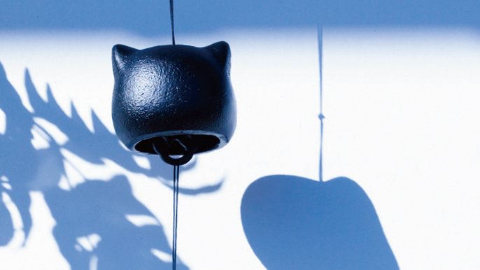 暑くなるその前に！】にゃんと癒される、猫のカタチの風鈴『ねこの風鈴