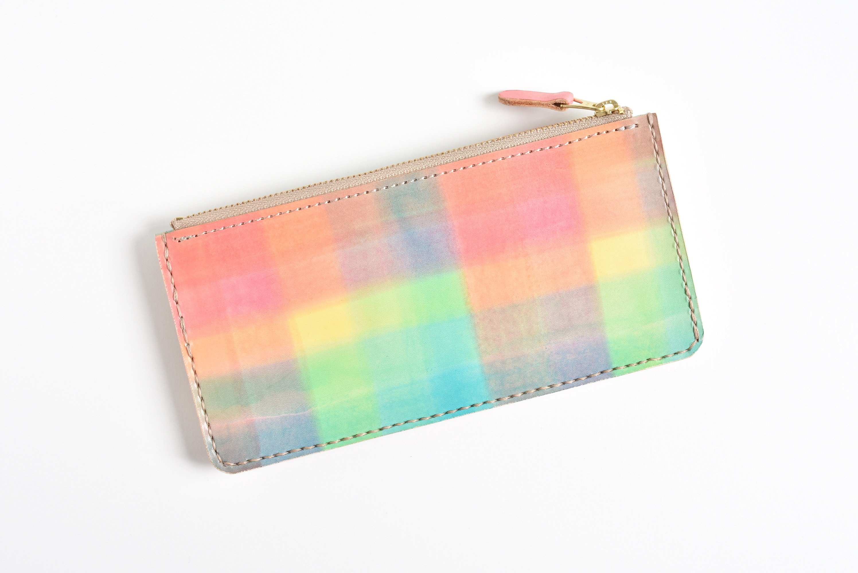 日常に彩りを。手染めで作る、スリムな長財布。｜Creema SPRINGS