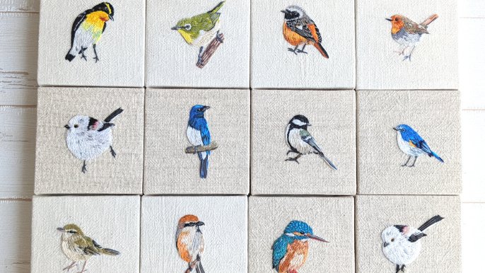 日常を彩る 野鳥刺繍インテリア で 野鳥研究を応援したい Creema Springs