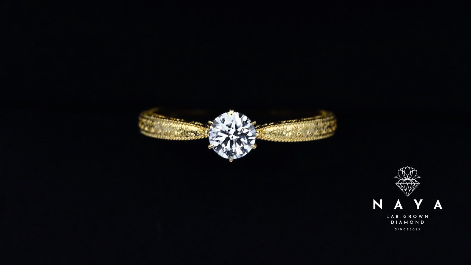 Dカラー＆エクセレントカット！K18YG ダイヤモンド各0.188ct＆0.185ct