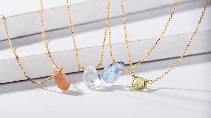 リバイブジュエリー」～B品の天然石を美品のネックレスに蘇らせる